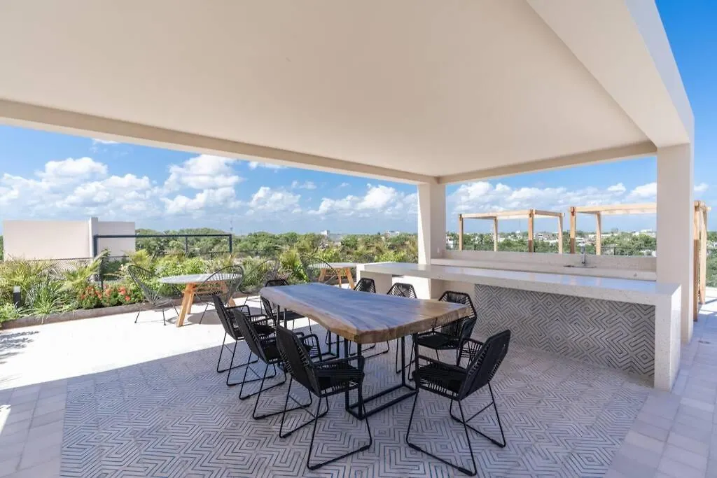 Kaab At The Park*Wifi150 Mbit* A/C,Pool Apartment Playa del Carmen